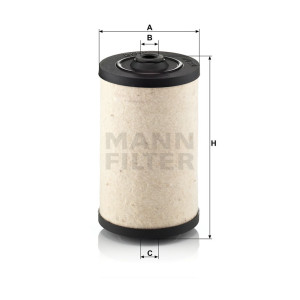 Фильтр топливный MANN-FILTER BFU 900 X
