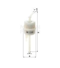 Фильтр сапун MANN-FILTER C 52/1
