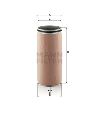 Фильтр воздушный MANN-FILTER CF 21 001