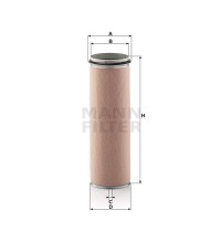 Фильтр воздушный MANN-FILTER CF 1600