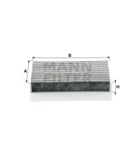 Фильтр салона MANN-FILTER CUK 1611