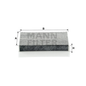 Фильтр салона MANN-FILTER CUK 1611 Фильтр салона MANN-FILTER CUK 1611