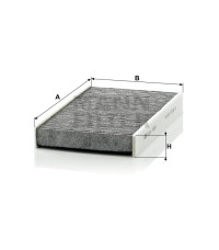 Фильтр салона MANN-FILTER CUK 1629