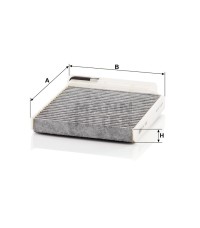Фильтр салона MANN-FILTER CUK 1829