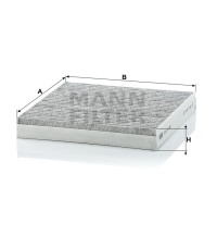 Фильтр салона MANN-FILTER CUK 2149
