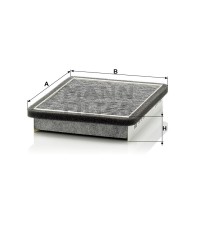 Фильтр салона MANN-FILTER CUK 21 006