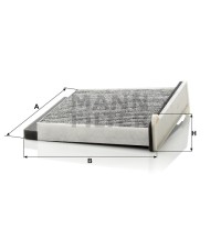 Фильтр салона MANN-FILTER CUK 2231