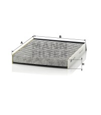 Фильтр салона MANN-FILTER CUK 2240