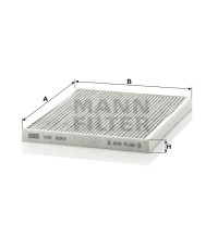 Фильтр салона MANN-FILTER CUK 2243