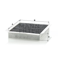 Фильтр салона MANN-FILTER CUK 2338