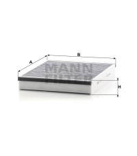 Фильтр салона MANN-FILTER CUK 25 007
