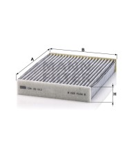 Фильтр салона MANN-FILTER CUK 25 012
