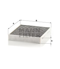 Фильтр салона MANN-FILTER CUK 26010