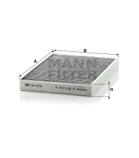Фильтр салона MANN-FILTER CUK 2742
