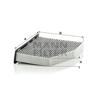 Фильтр салона MANN-FILTER CUK 2939