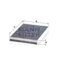 Фильтр салона MANN-FILTER CUK 3780
