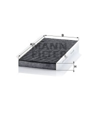 Фильтр салона MANN-FILTER CUK 4054