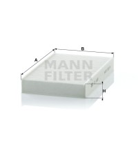 Фильтр салона MANN-FILTER CU 1629