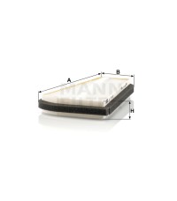 Фильтр салона MANN-FILTER CU 17 003
