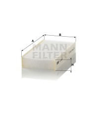 Фильтр салона MANN-FILTER CU 1823