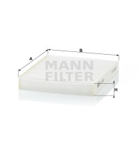 Фильтр салона MANN-FILTER CU 19 001