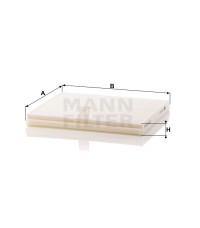 Фильтр салона MANN-FILTER CU 2137