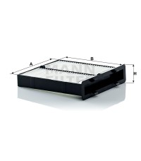 Фильтр салона MANN-FILTER CU 21 004