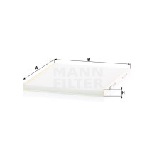Фильтр салона MANN-FILTER CU 21 008
