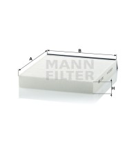 Фильтр салона MANN-FILTER CU 2240