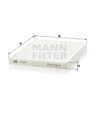 Фильтр салона MANN-FILTER CU 2243