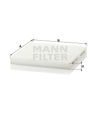 Фильтр салона MANN-FILTER CU 22 010