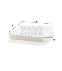 Фильтр салона MANN-FILTER CU 2356