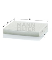 Фильтр салона MANN-FILTER CU 2362