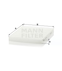 Фильтр салона MANN-FILTER CU 23 010