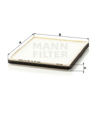 Фильтр салона MANN-FILTER CU 24 005