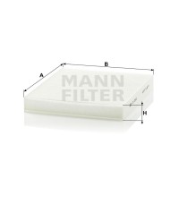Фильтр салона MANN-FILTER CU 2545