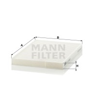 Фильтр салона MANN-FILTER CU 2620
