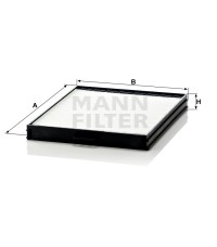 Фильтр салона MANN-FILTER CU 2628