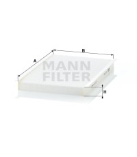 Фильтр салона MANN-FILTER CU 2629