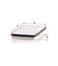 Фильтр салона MANN-FILTER CU 2650