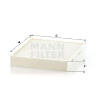 Фильтр салона MANN-FILTER CU 26 010