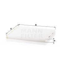 Фильтр салона MANN-FILTER CU 26 017