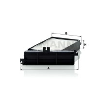 Фильтр салона MANN-FILTER CU 2709