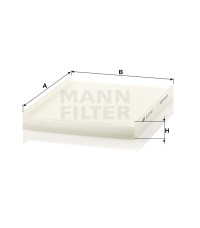 Фильтр салона MANN-FILTER CU 27 007