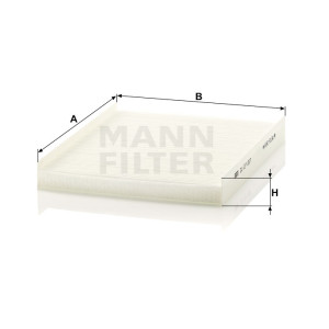 Фильтр салона MANN-FILTER CU 27 007 Фильтр салона MANN-FILTER CU 27 007