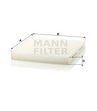 Фильтр салона MANN-FILTER CU 27 008