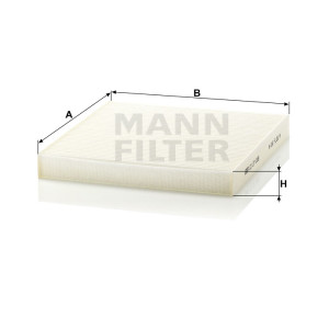 Фильтр салона MANN-FILTER CU 27 008 Фильтр салона MANN-FILTER CU 27 008