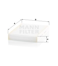 Фильтр салона MANN-FILTER CU 27 009