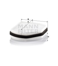 Фильтр салона MANN-FILTER CU 2897