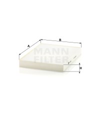 Фильтр салона MANN-FILTER CU 28 003